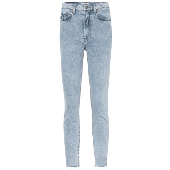 GRLFRND Button Fly High Rise Skinny Karolina Jeans In Close Call Sz 25 NWOT - Picture 1 of 5